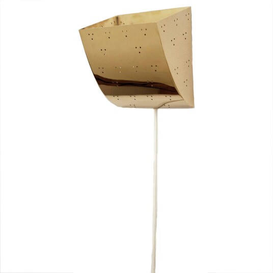 Hein Studio Jolene Vegglampe Messing
