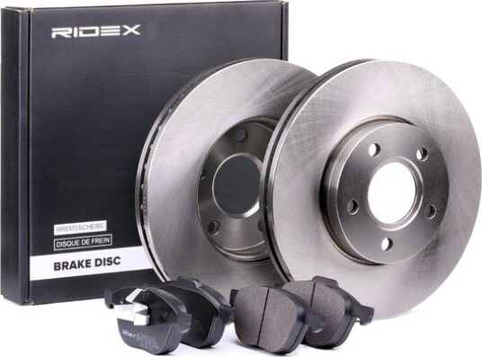 Bremseskiver og klosser RIDEX 3405B0015