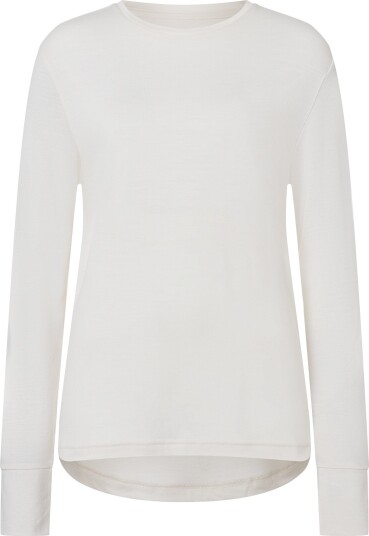 super.natural Women's Warm Up Long Sleeve Fresh White S