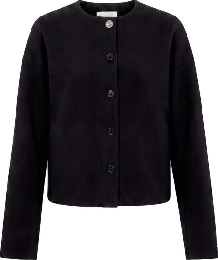 Calvin Klein Stretch Crepe Lady Jacket   BLACK   38