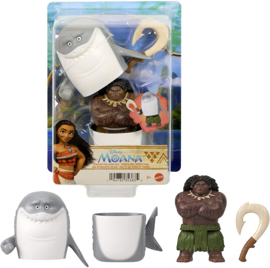 Disney Moana Shapeshifting Shark Maui Small Doll With Transforming Shark Outfit