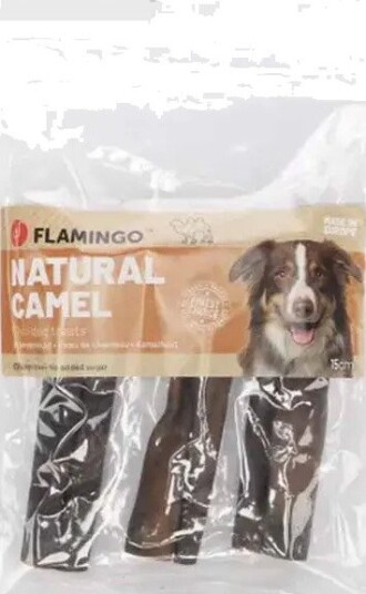 Flamingo Kamelskinn Snacks 200 g til Hund Flamingo Kamelskinn Snacks 200 g til Hund