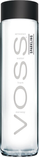 VOSS kullsyrevann glassflaske 800 ml