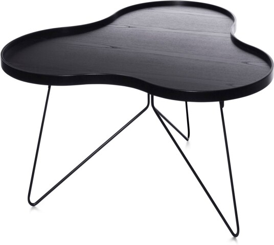 Swedese - Flower Mono Bord Svart 66 Cm Sofabord Christine Schwarzer Metall/tre