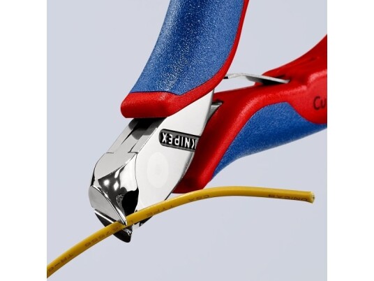 Knipex 64 42 115 Avbitertang i Stål - 115 mm, Blå/Rød