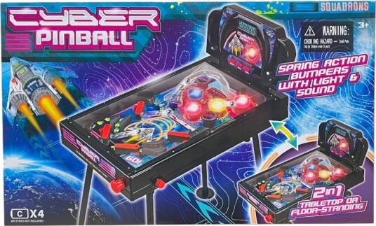 Pinball 2-i-1 Bordspill/Gulvspill