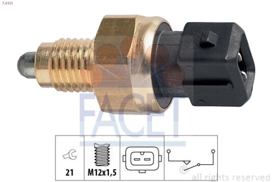 FACET 7.6131 Bryter, ryggelys FACET 7.6131 Bryter, ryggelys