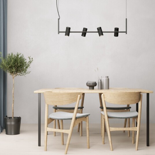 Herstal Holder takpendel 4 lys - Svart Herstal Holder takpendel 4 lys - Svart