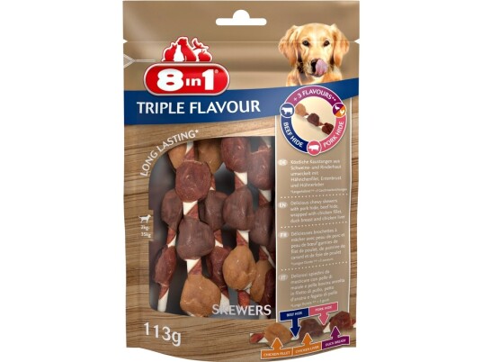 8 In 1 8In1 Triple Flavour Skewers 6 Stk 6 Pk/Ps 8 In 1 8In1 Triple Flavour Skewers 6 Stk 6 Pk/Ps