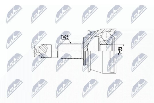 Nty Drivknute drivaksel NTY NPZ PL 042