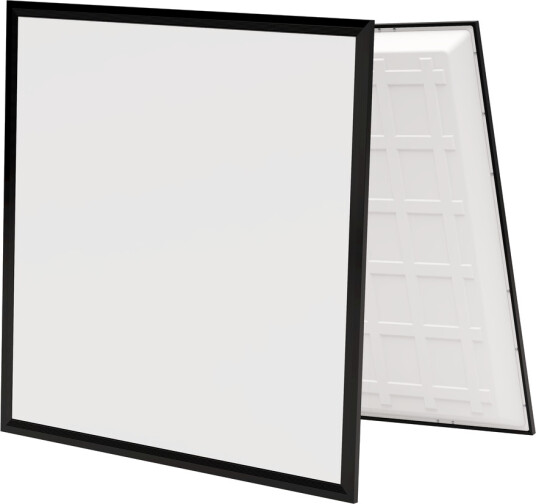 60x60 bakbelyst CCT LED panel 36W 140lm/W sort kant Dimbar : Ved tilkjøp Kulør : CCT Varm til Kald Hvit 60x60 bakbelyst CCT LED panel 36W 140lm/W sort kant Dimbar : Ved tilkjøp Kulør : CCT Varm til Kald Hvit