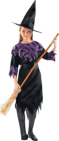 Ciao Costumes Heksekostyme med Belte 7-9 år