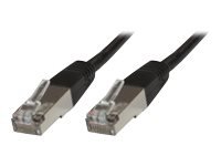 MicroConnect - Nettverkskabel - RJ-45 (hann) til RJ-45 (hann) - 5 m - FTP - CAT 6 - svart