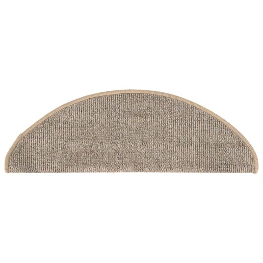 vidaXL Trappetrinnstepper 15 stk grå og brun 65x21x4 cm