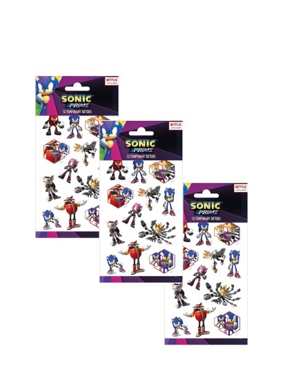 Joker Tattoos Sonic - Multi/patterned - ONE SIZE Joker Tattoos Sonic - Multi/patterned - ONE SIZE