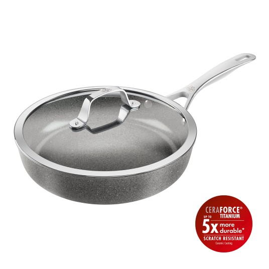 Ballarini Salina keramisk sauterpanne med lokk 28 cm Ballarini Salina keramisk sauterpanne med lokk 28 cm