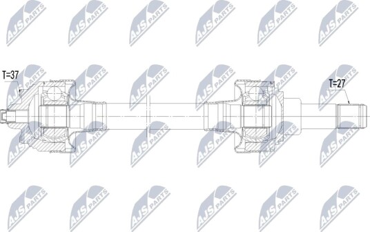 Nty Drivaksel NTY NPW BM 240
