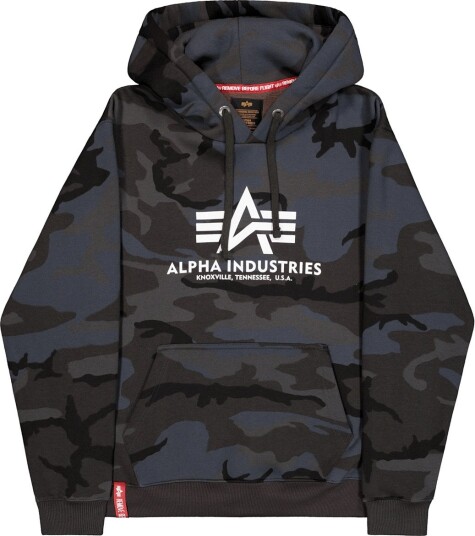 Alpha Industries Basic Hoodie Bl Camo Black XL
