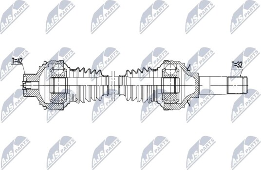 Nty Drivaksel NTY NPW PS 022