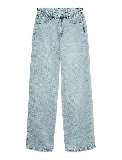 Vero Moda Vmtessa Hr Wide Rhine Jeans Ra339 - Blue - 30 x 32