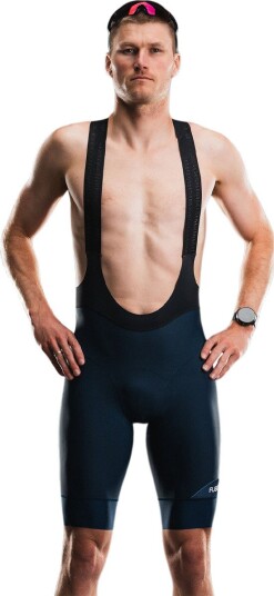 FUSION Tempo! Bib Sykkelshorts Herre Navy/Svart M