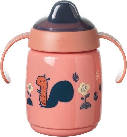 Tommee Tippee Learning stråkopp 300ml fra 6+ måneder i rødt Tommee Tippee Learning stråkopp 300ml fra 6+ måneder i rødt