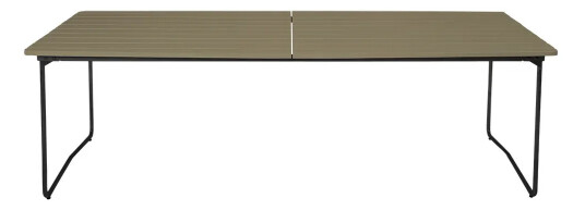 Grythyttan Stålmöbler Spisebord B31 230 Grønnlakkert eik / svart understell