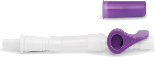Qufora Q-Flow kateterventil steril dreie med 5 cm silikonrør 30 stk