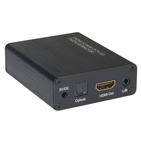 TECHLY HDMI Audio-Extractor auf LPCM 2CH 4K, UHD, 3D