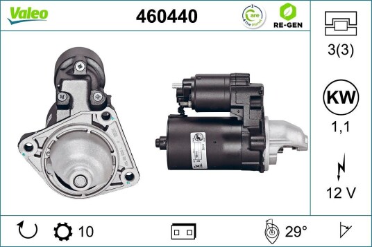 Starter VALEO 460440 Starter VALEO 460440