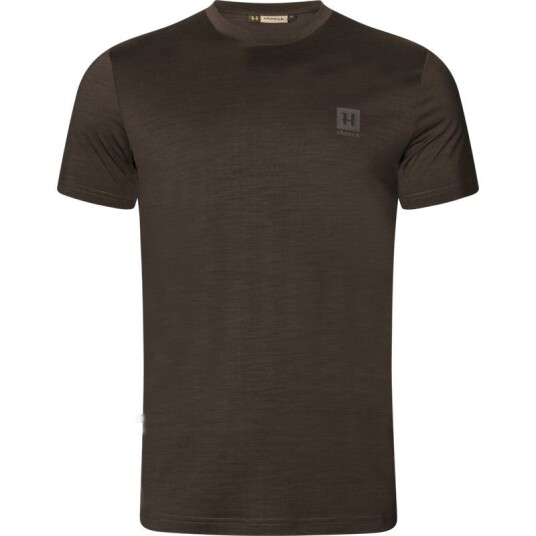 Härkila Base All Season S/S T-Shirt Shadow Brown Shadow Brown L