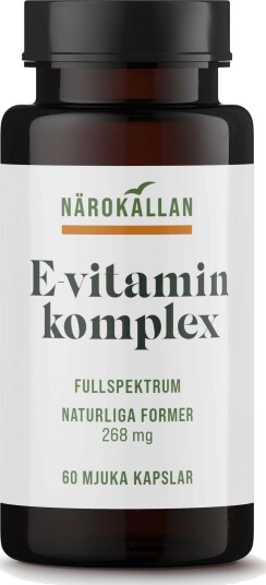 Närokällan E-vitaminkomplex 400IE 60 stk Närokällan E-vitaminkomplex 400IE 60 stk
