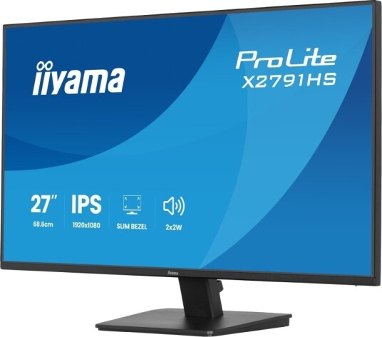 Iiyama ProLite X2791HS B1 27" FHD 120Hz Svart Iiyama ProLite X2791HS B1 27" FHD 120Hz Svart