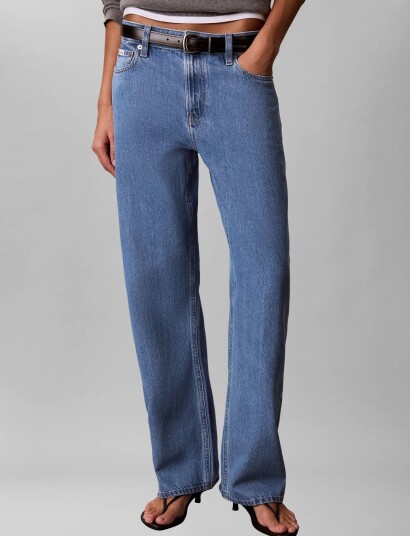 Calvin Klein Jeans 90S Straight Radio Blues Blue SH/30 Calvin Klein Jeans 90S Straight Radio Blues Blue SH/30