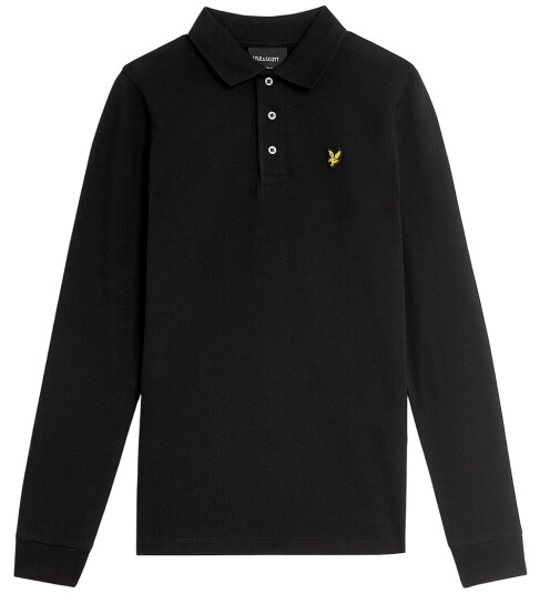 Lyle & Scott Ls Plain Polo Shirt - Black - 152-158