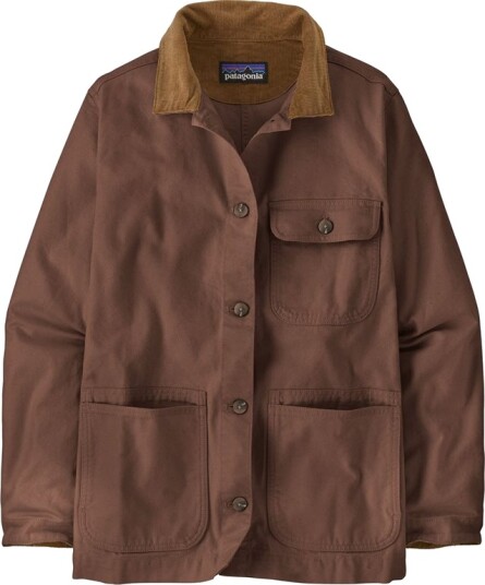 Patagonia W"s Point Reyes Canvas Coat Berm Brown