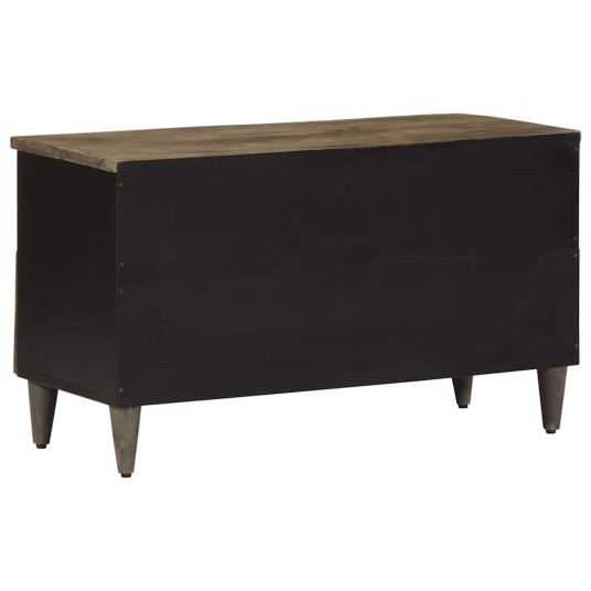  TV-benk svart 80x33x46 cm heltre mango 8721158449023