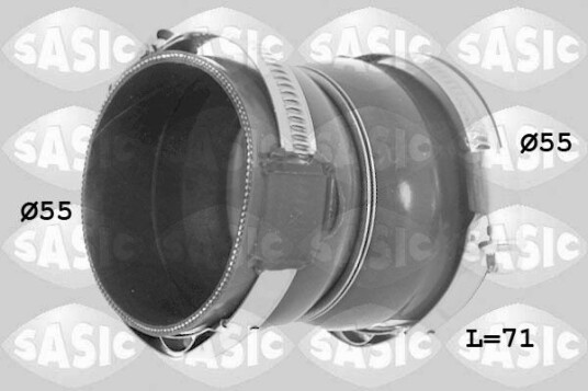 SASIC 3350001 Ladeluftslange