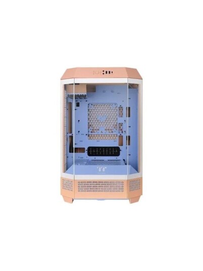 Thermaltake The Tower 300 Micro ATX Kabinett med Herdet Glass Fersken