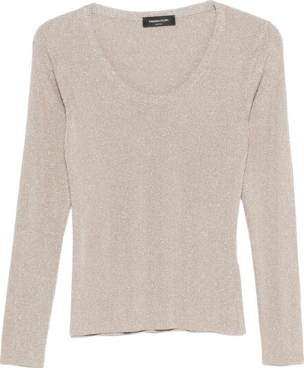 Fabiana Filippi Dame Topper Beige XS,