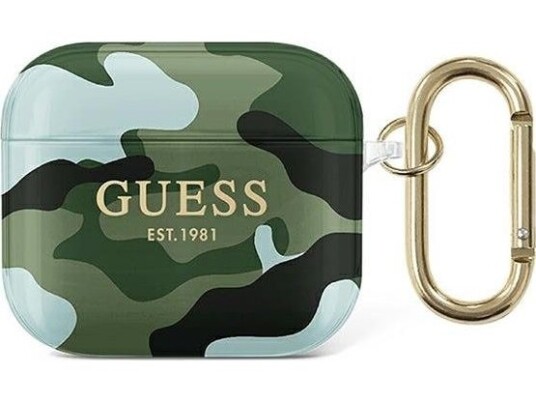 Guess GUA3UCAMA AirPods 3-deksel Grønn/Khaki Camo Collection