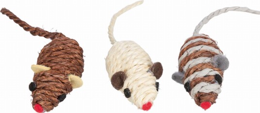Jolly Paw Set Sisal Mice Ø 5 cm 3 Pcs.