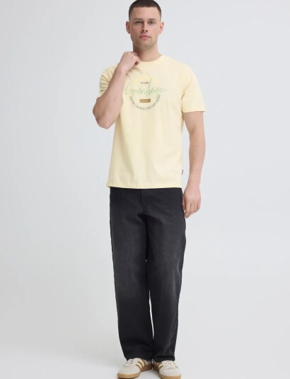 Blend Bhknut Logo S/S Tee Yellow S