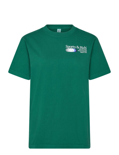 Sporty & Rich Invitational T Shirt Green XS