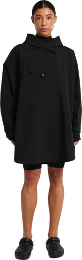 Blæst Bergen Poncho Black Jakke Svart XS Blæst Bergen Poncho Black Jakke Svart XS