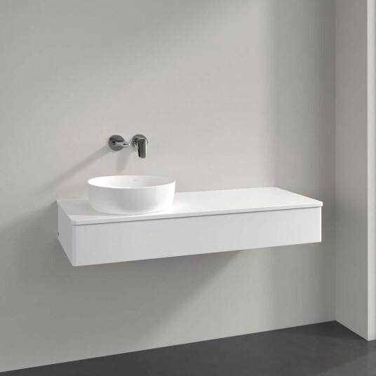 Villeroy & Boch  Antao Servantskap med 1 skuff 120x50x19 cm m/lys Hvit Matt
