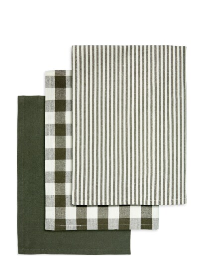 Engholm Textiles Tea Towels Recycle - Green - 50X70CM