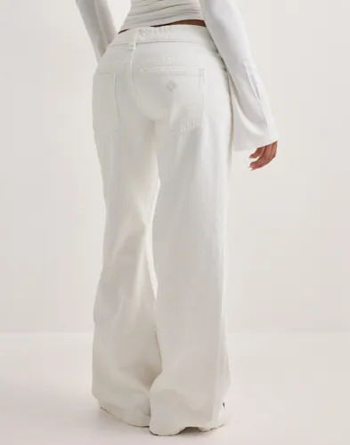 Abrand Jeans   Hvit   00 Super Low Wide