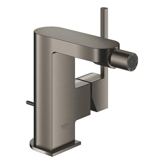 Grohe Plus bidébatteri Med bunnventil, Brushed Hard Graphite