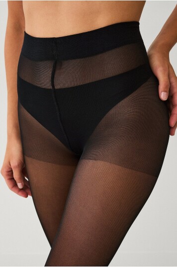 Ellos Collection Tightser Compression 40 DEN Semishi lett støtte Svart